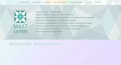 Desktop Screenshot of maat-center.com